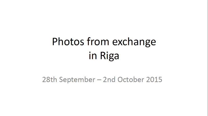 Students' Exchange at Riga 01